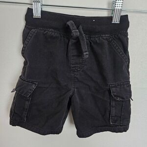 Garanimals Toddler Boys Black Cargo Shorts Elastic Waist‎ Size 3T